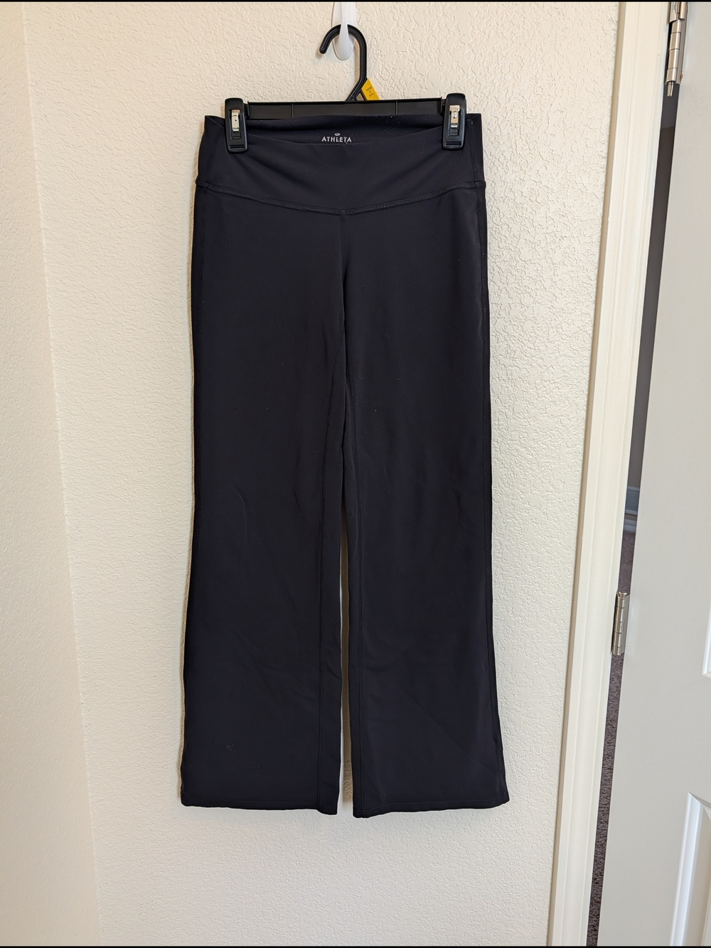 Athleta SP Women's Black  Everyday  Stretch Flare Pants Whimsygoth Witchy Boho